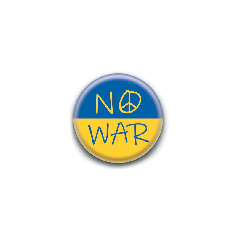 Badge : No war, Ukraine