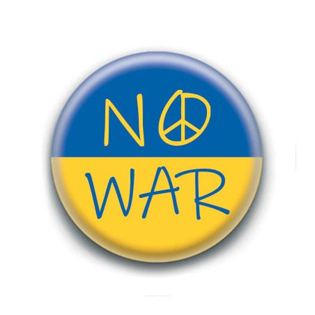 Badge : No war, Ukraine