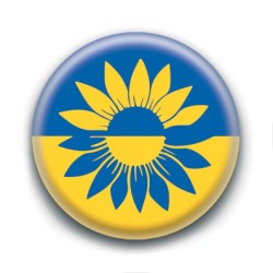 Badge : Ukraine tournesol
