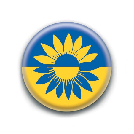 Badge : Ukraine tournesol