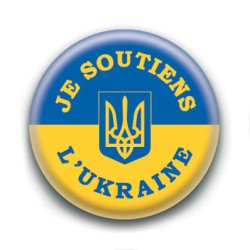 Badge : Je soutiens l'Ukraine