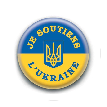 Badge : Je soutiens l'Ukraine