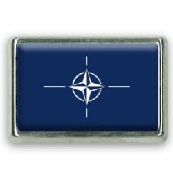 Pins rectangle : Drapeau OTAN
