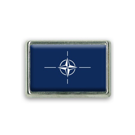 Pins rectangle : Drapeau OTAN