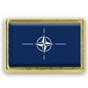 Pins rectangle : Drapeau OTAN