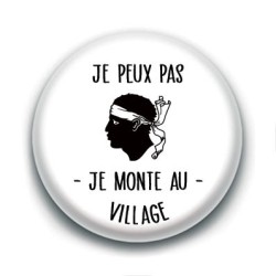 Badge : Je monte au village, Corse