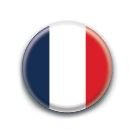 Badge : Drapeau France