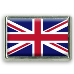 Pins rectangle : Drapeau Royaume-Uni