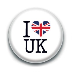 Badge : I love United Kingdom