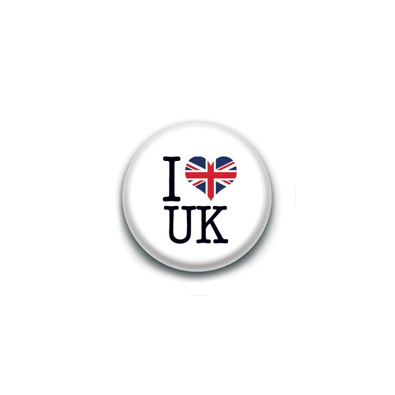 Badge : I love United Kingdom