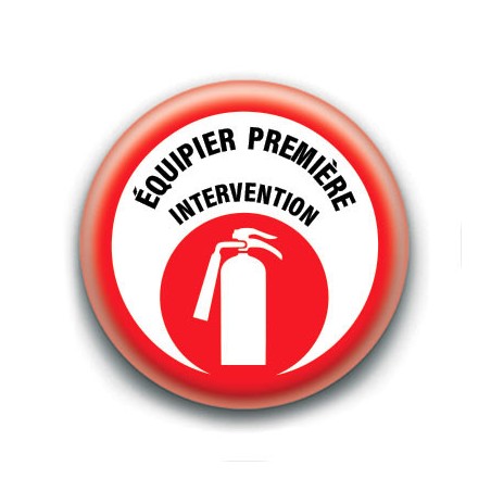 Badge : Équipier première intervention