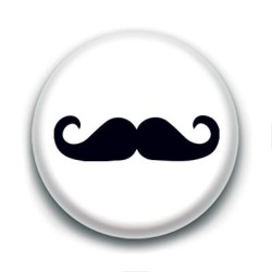 Badge : Longue moustache noire