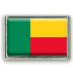 Pins rectangle : Drapeau Bénin