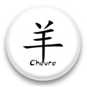 badge signe chinois Chevre