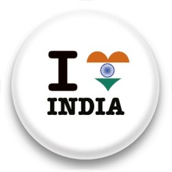 Badge I Love India