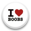 Badge I Love Boobs