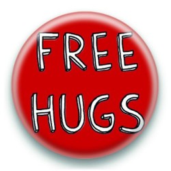 Badge Free Hugs