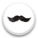 Badge Moustache grise
