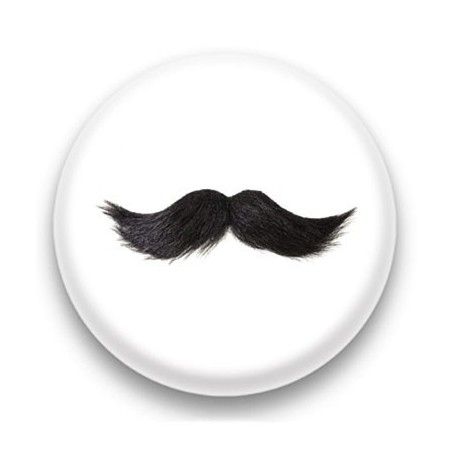 Badge Moustache grise
