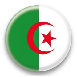 Badge drapeau Algérie