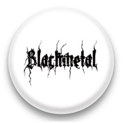 Badge Black metal