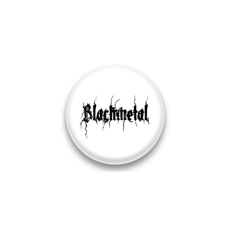 Badge Black metal