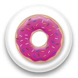 Badge Donut rose