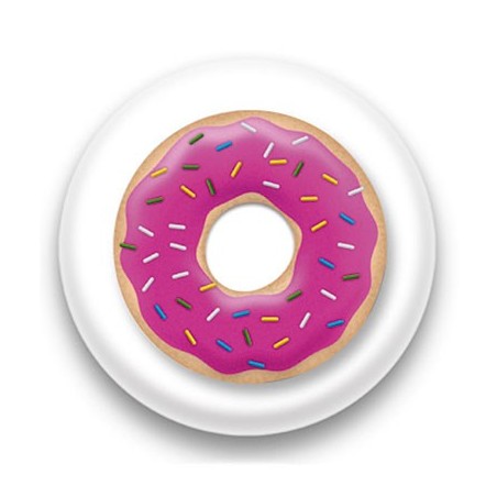 Badge Donut rose