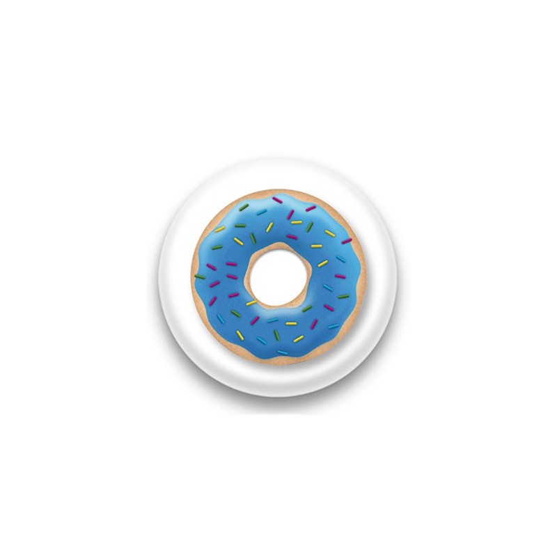 Badge Donuts bleu