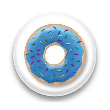 Badge Donut bleu