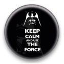 Badge Keep Calm And Use The Force