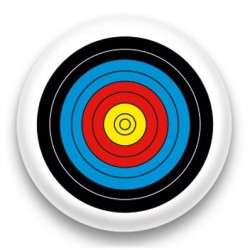 Badge cible tir à l'arc