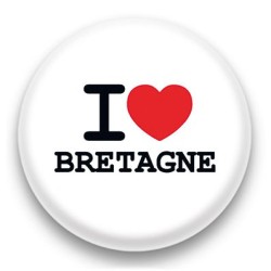 Badge I Love Bretagne