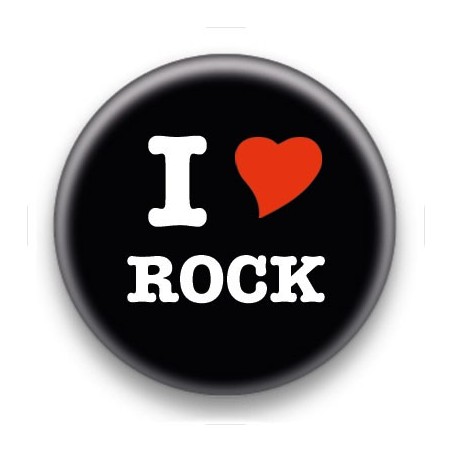 Badge I Love rock