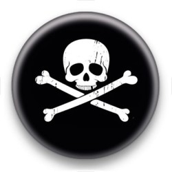 Badge Symbole tête de mort