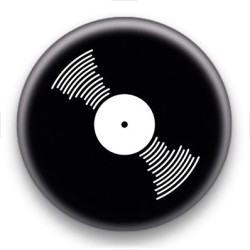 Badge Vinyle noir 