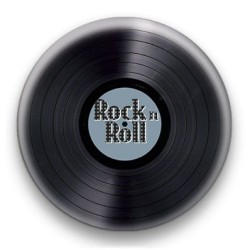 Badge Vinyle Rock n Roll
