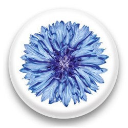 Badge Fleur bleue