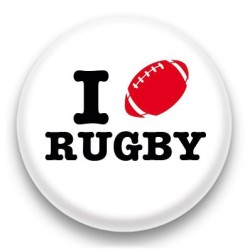 Badge I Love Rugby