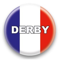Badge Derby drapeau français