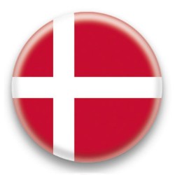 Badge Drapeau du Danemark