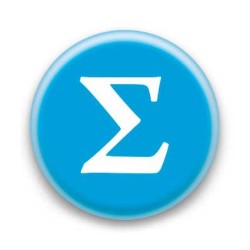 Badge Lettre grecque S