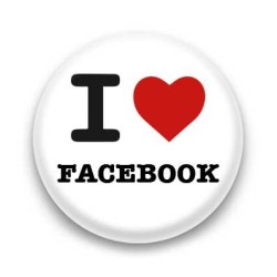 Badge I Love Facebook