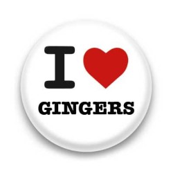 Badge I Love Gingers