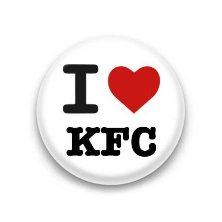 Badge I Love KFC