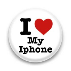 Badge I Love My Iphone