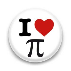 Badge I Love Pi