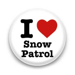 Badge I Love Snow Patrol