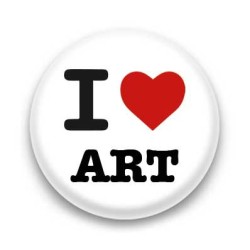 Badge I Love art