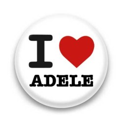 Badge I Love Adèle